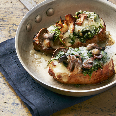 Pork Loin with Spinach and Le Bocké
